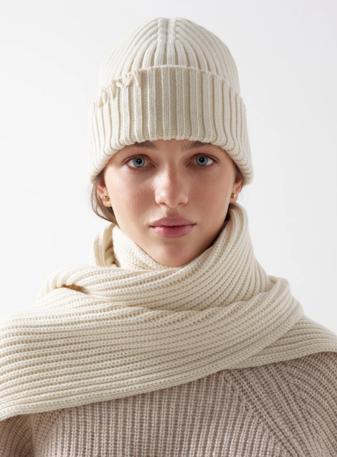 Кашемірова шапка Maria IAM (IAM_CSHMR/HT/MR_MLK)