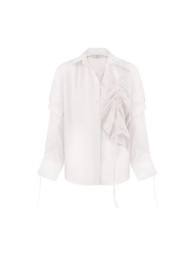 Сорочка біла з затяжкою OUN (oun_D24-10_wh)