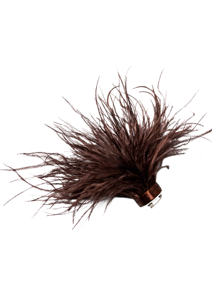 Брошка з страусиного пір'я Mira IAM (IM_FTHR/BRCH/MR)