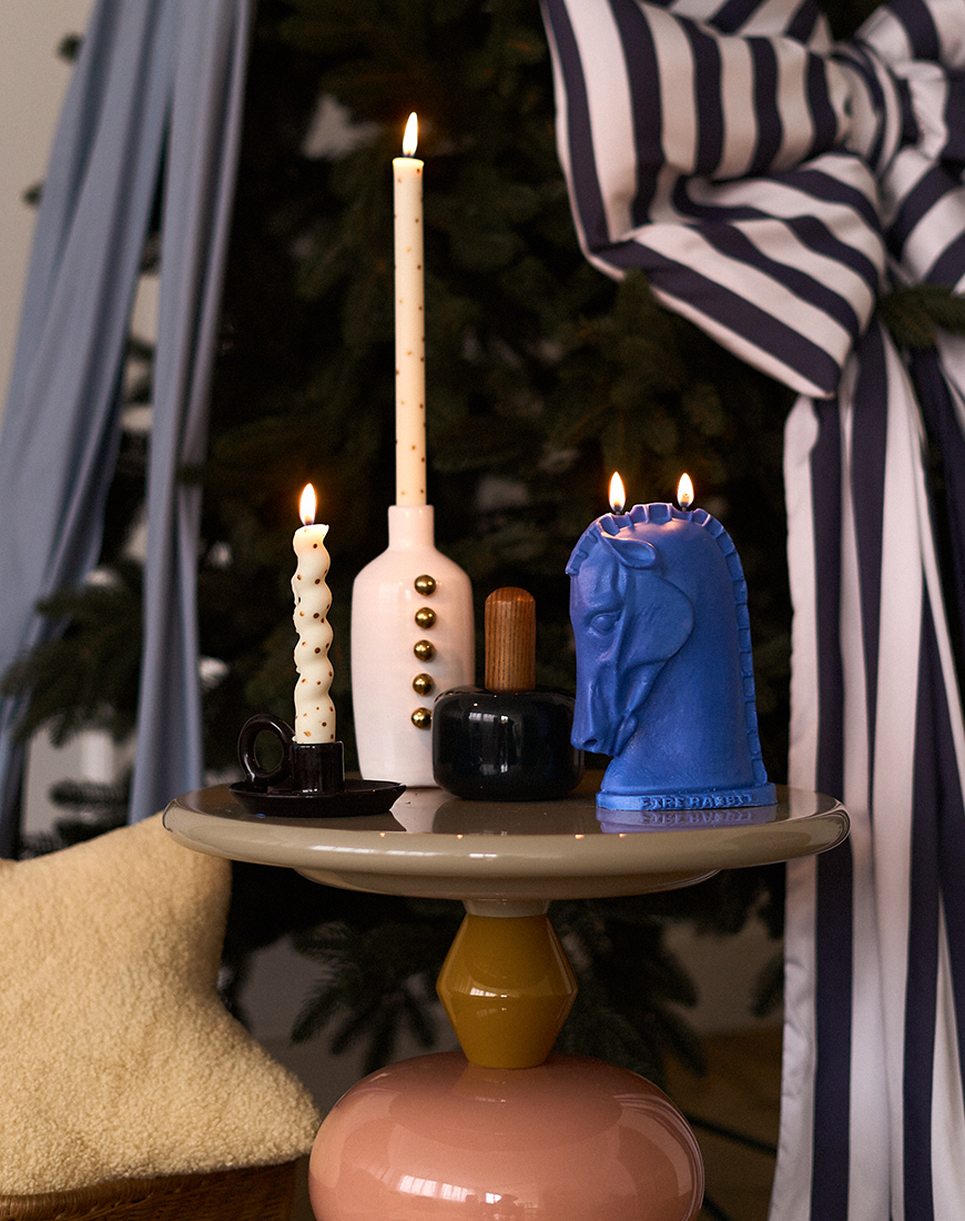 DSC01061 Свічка Кінь синій FIRE RABBIT (FR-horse_bl_40kapsula) - фото 3