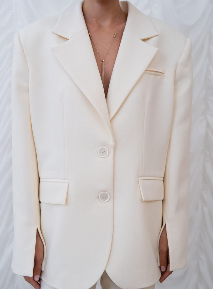 Жакет oversize жовтий OUI OUI (OO_ART_350)