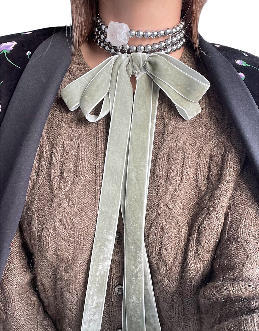 Photoroom_20251126_123059 — копия Чокер з бантом SMART JEWELRY (SJ_015) - фото 2