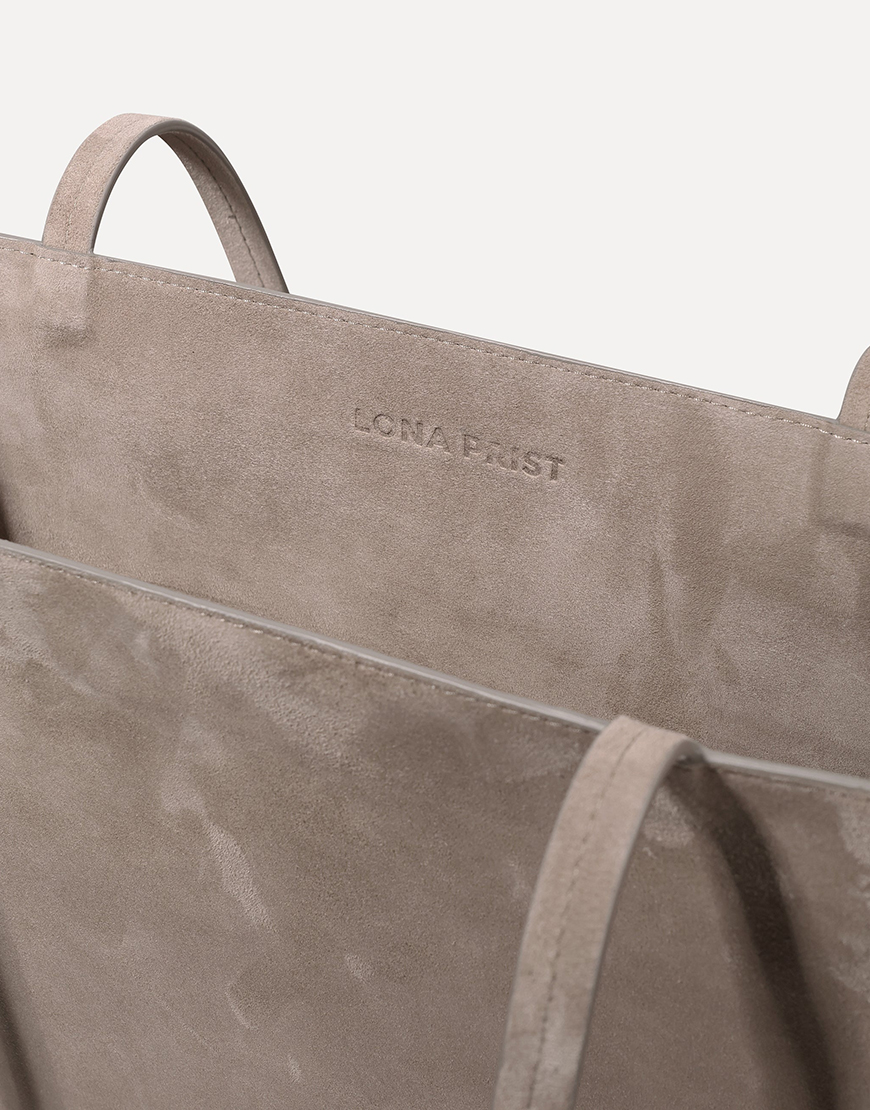 SmallToteBaginTaupe_detail Сумка Small Tote in Taupe LONA PRIST (LPR_SM-TO-BA-TA) - фото 5