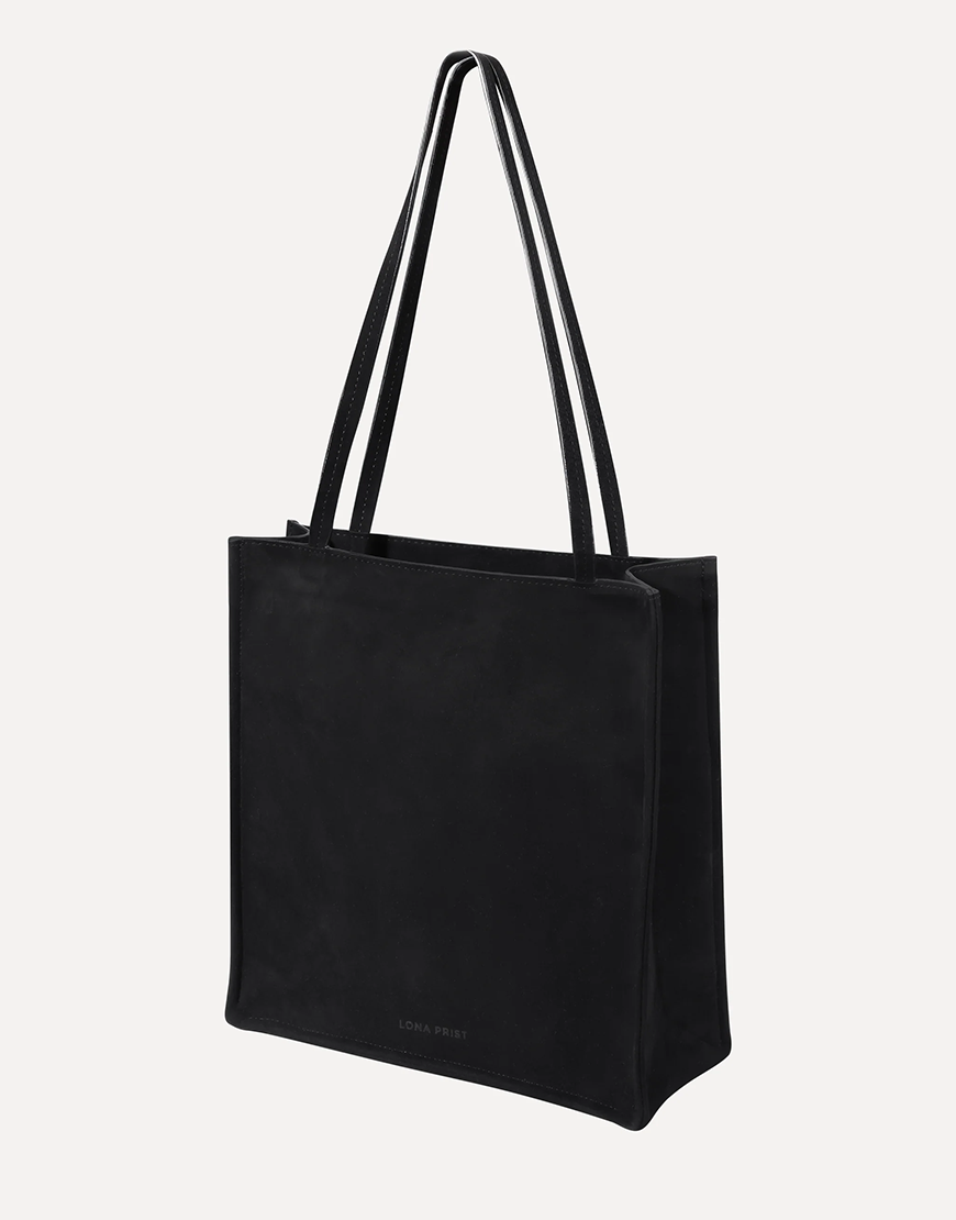 ToteBaginBlack_front1 Сумка Tote in Black LONA PRIST (LPR_TO-BA-BL) - фото 2
