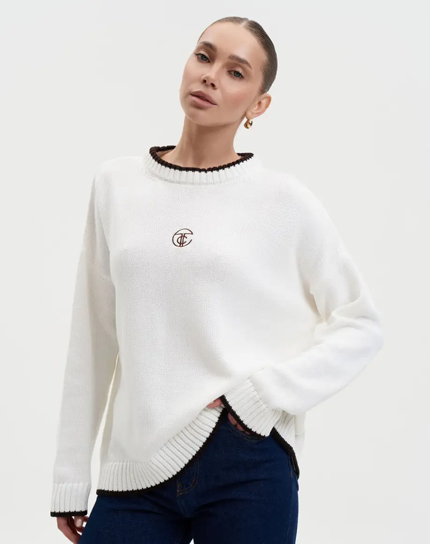 twice (16) Светр з принтом TWICE (TWC_2508369192101_WH)