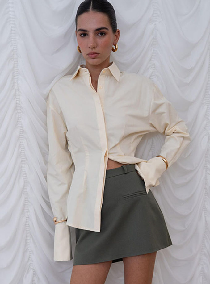 Приталена сорочка масло OUI OUI (OO_ART_366)