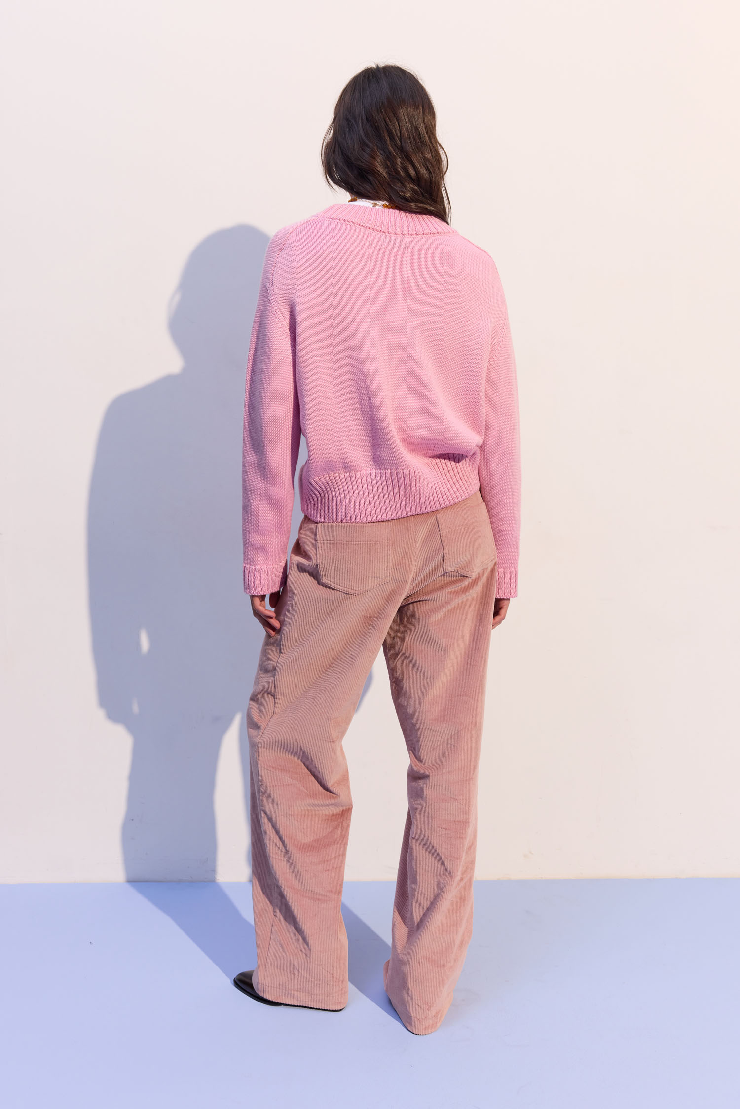 00003732-3 Джемпер вовняний прямого крою рожевий THE LACE (TLA_00003732) - фото 3