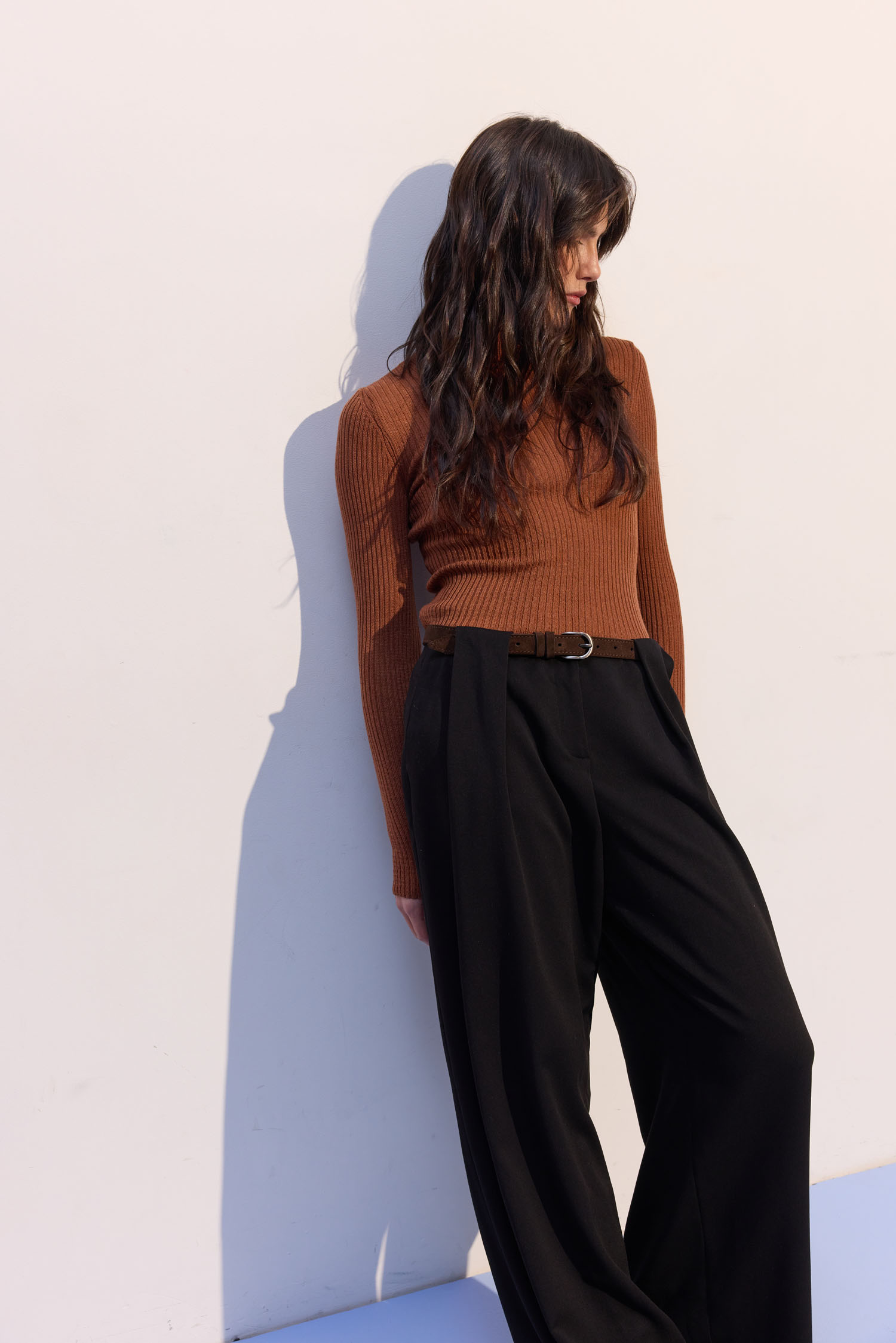 00003734-3 Брюки з декоративними складами чорні Modena THE LACE (TLA_00003734) - фото 3