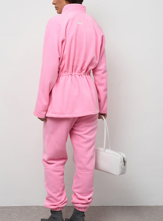 Штани балони з відстрочкою поларфліс рожеві MMSW (MMSW_ШБЗВФ-W26-PI)