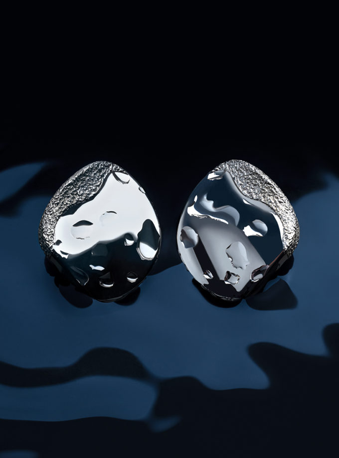 Сережки Flow Shape RIMMART JEWELRY (RAJ_ERA-080)