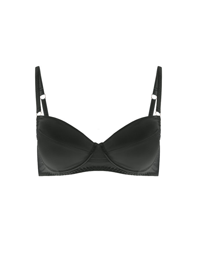 Чорний Бра з сатину MYLU (ML_1.9.1.BLK)