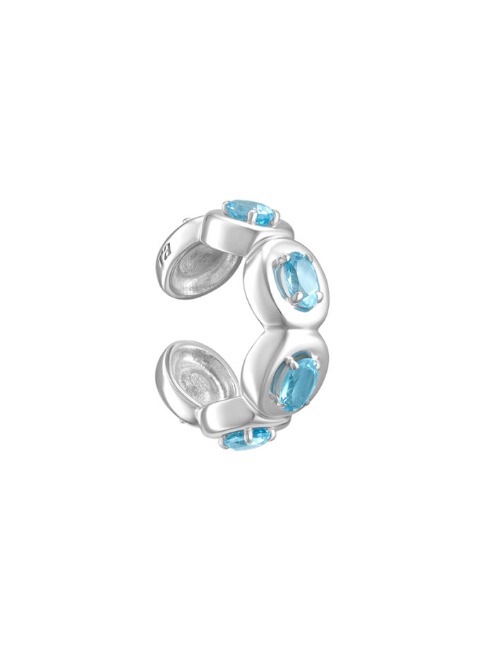 Каф\Каблучка Splash Blue RIMMART JEWELRY (RAJ_ERAt-078)