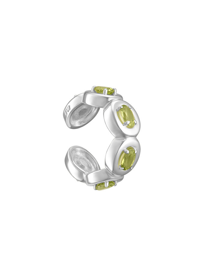 Каф\Каблучка Splash Green RIMMART JEWELRY (RAJ_ERAp-078)