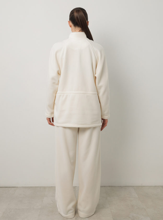 Штани рівні з фіксатором поларфліс молочні MMSW (MMSW_ШРЗФФ-W26-ML)