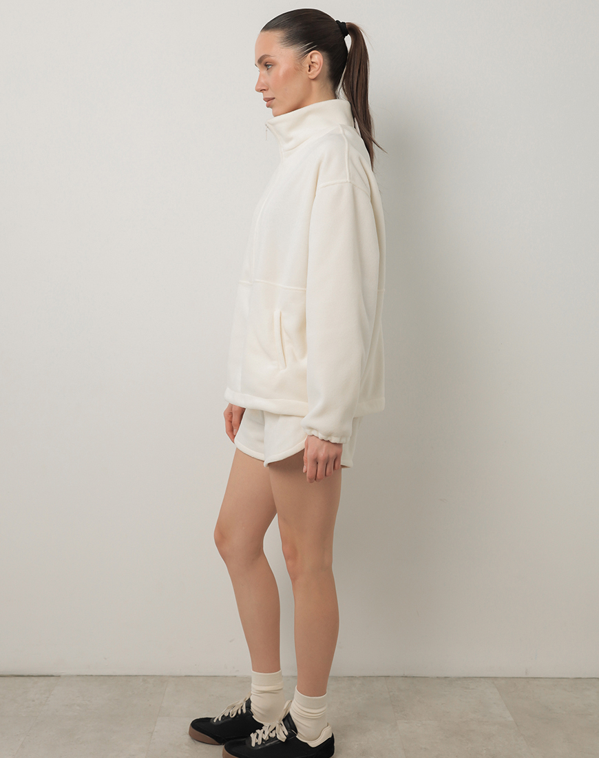 2025-12-30 15.25.37 Шорти спортивні з вирізами поларфліс молочні MMSW (MMSW_ШСЗВФ-W26-ML) - фото 5