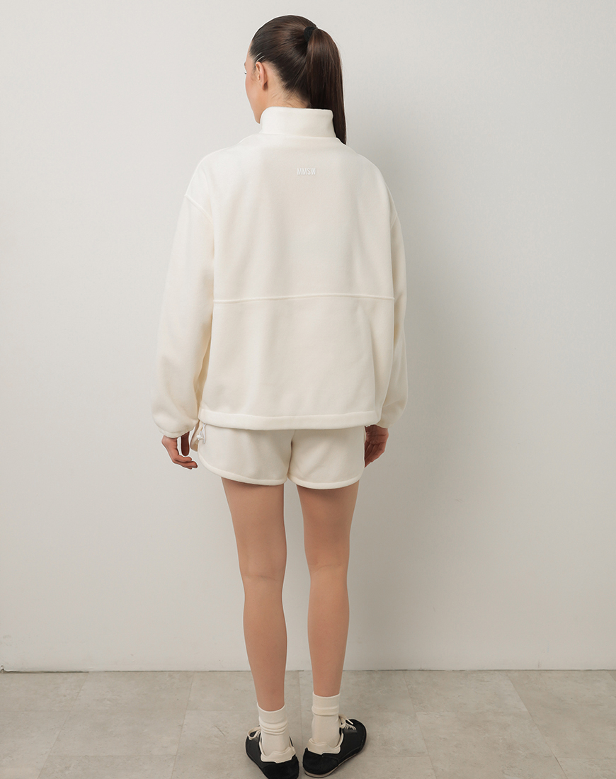 2025-12-30 15.25.53 Шорти спортивні з вирізами поларфліс молочні MMSW (MMSW_ШСЗВФ-W26-ML) - фото 4