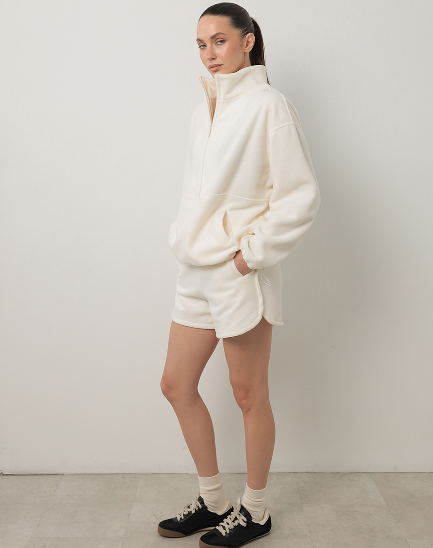 2025-12-30 15.27.02 Шорти спортивні з вирізами поларфліс молочні MMSW (MMSW_ШСЗВФ-W26-ML) - фото 6