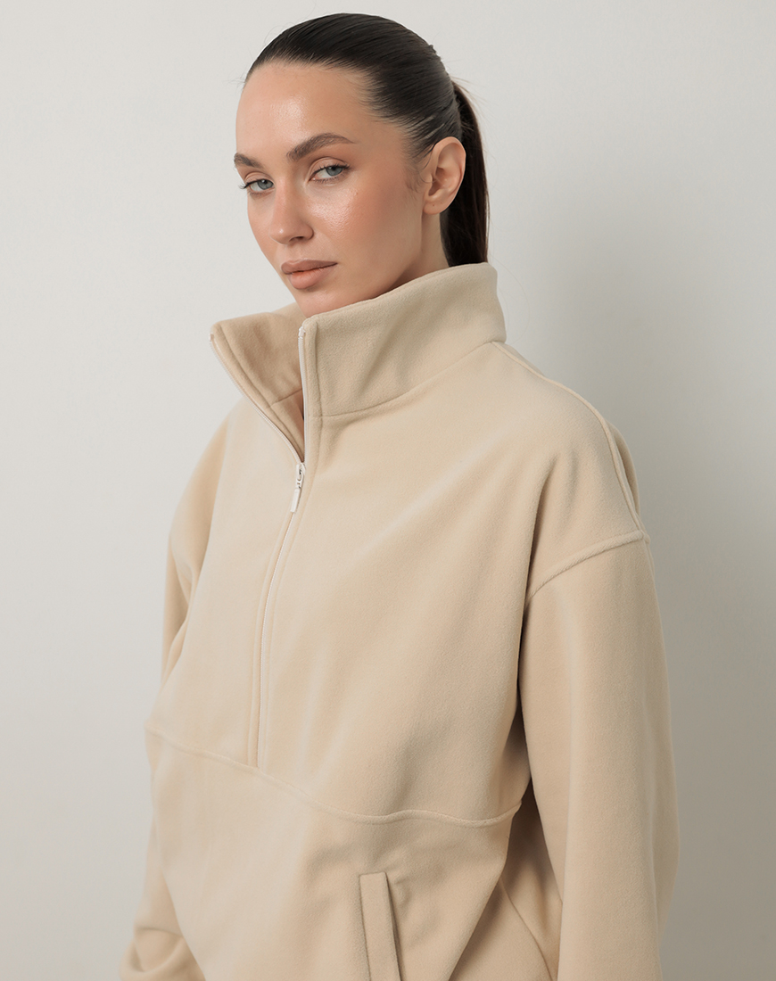 2025-12-30 15.31.40 Світшот флісовий на півблискавці таш MMSW (MMSW_ССФНП-W26-TA) - фото 2