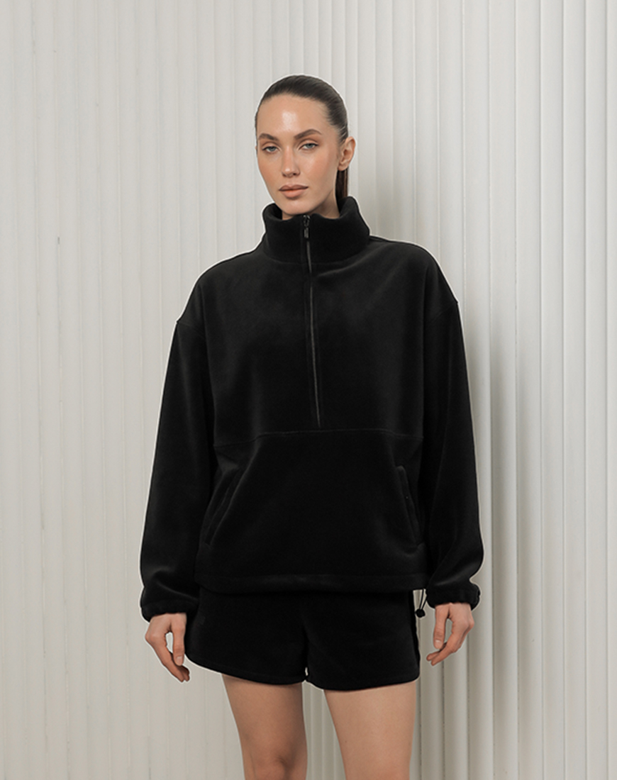 2025-12-30 1s5.35.30 Шорти спортивні з вирізами поларфліс чорні MMSW (MMSW_ШСЗВФ-W26-BL) - фото 4