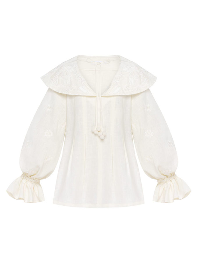 Молочна блуза Легіт ETNODIM (ETN_ilehi-wh)