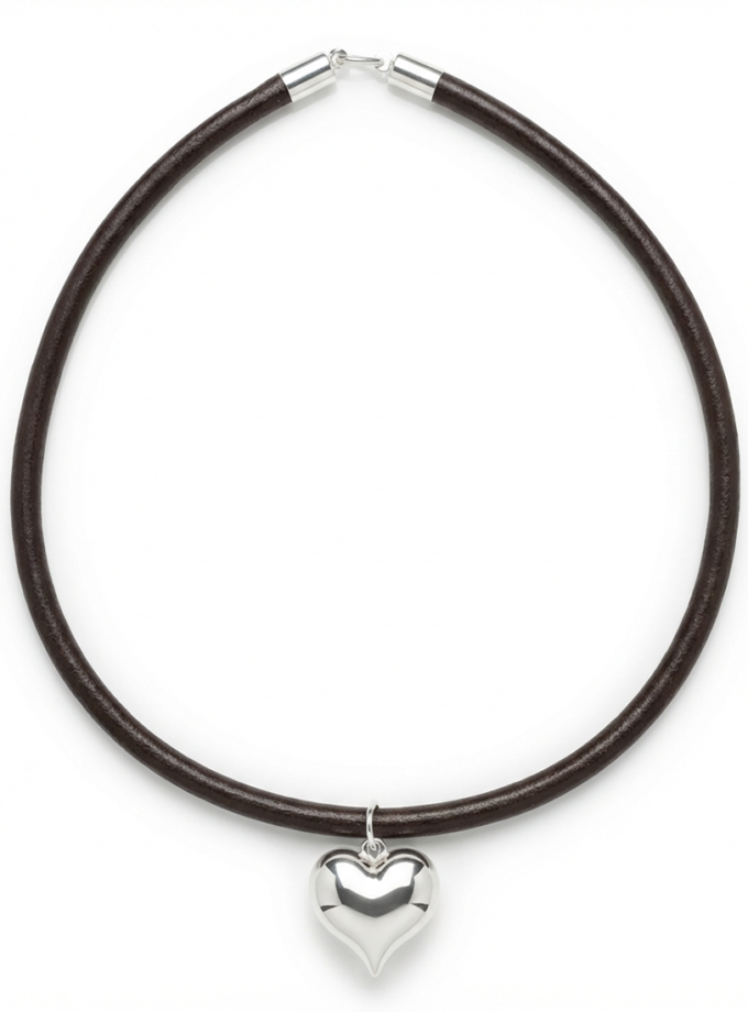 Чокер зі срібним серцем ARKULYA (ARK_103)