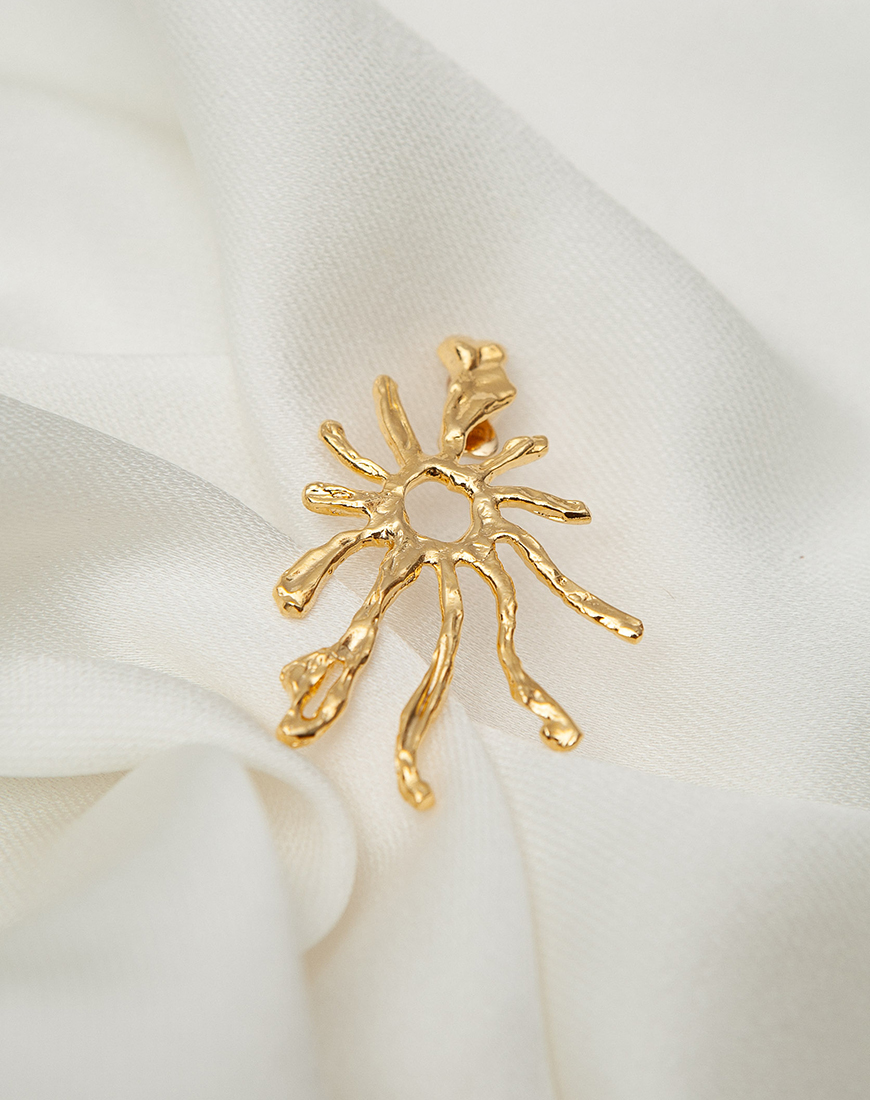 Earrings Erne&Paloma 2 Сережки Erne&Paloma SAMOKISH (SMKSH_E-003-S/J) - фото 2