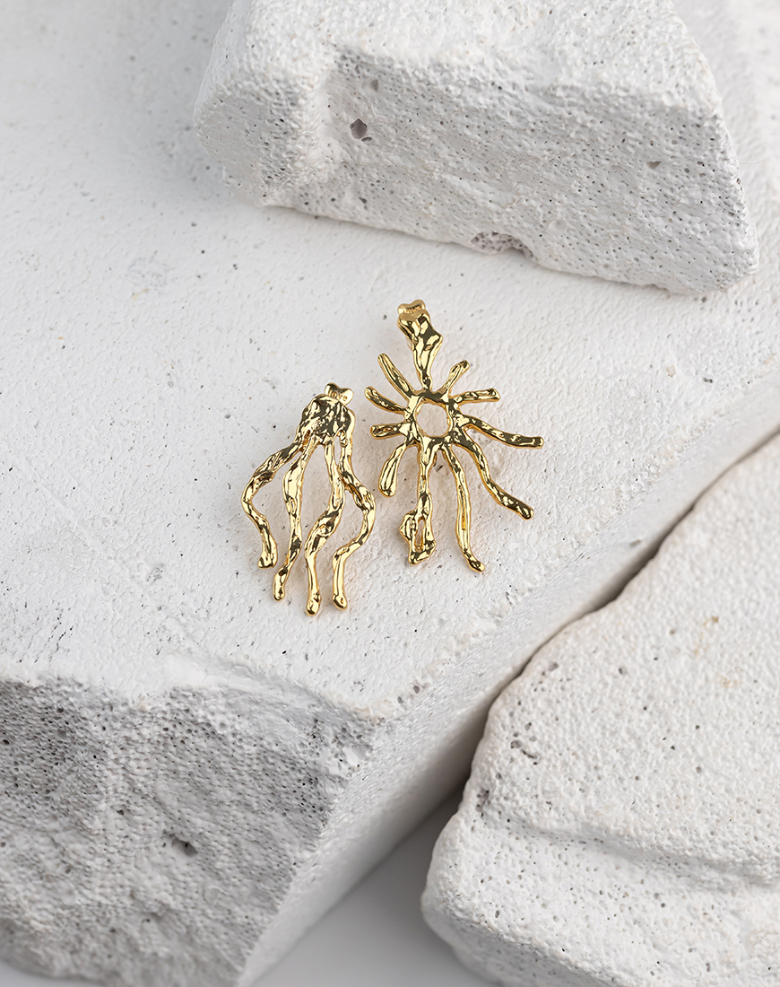 Earrings Erne&Paloma 6 Сережки Erne&Paloma SAMOKISH (SMKSH_E-003-S/J) - фото 6