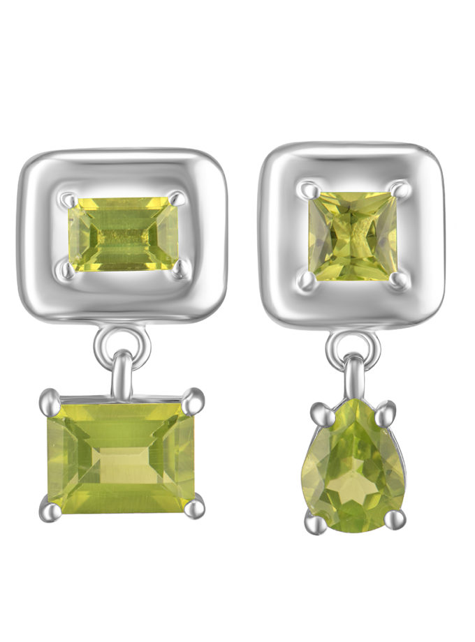 Сережки Splash Green RIMMART JEWELRY (RAJ_ERA-071)