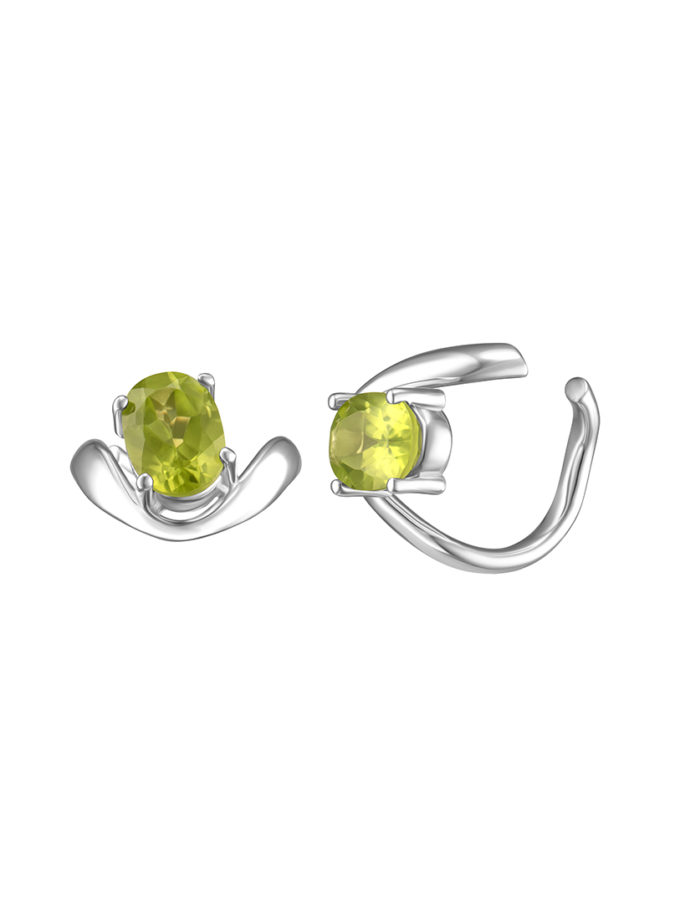 Каф Splash green RIMMART JEWELRY (RAJ_ERA-069g)