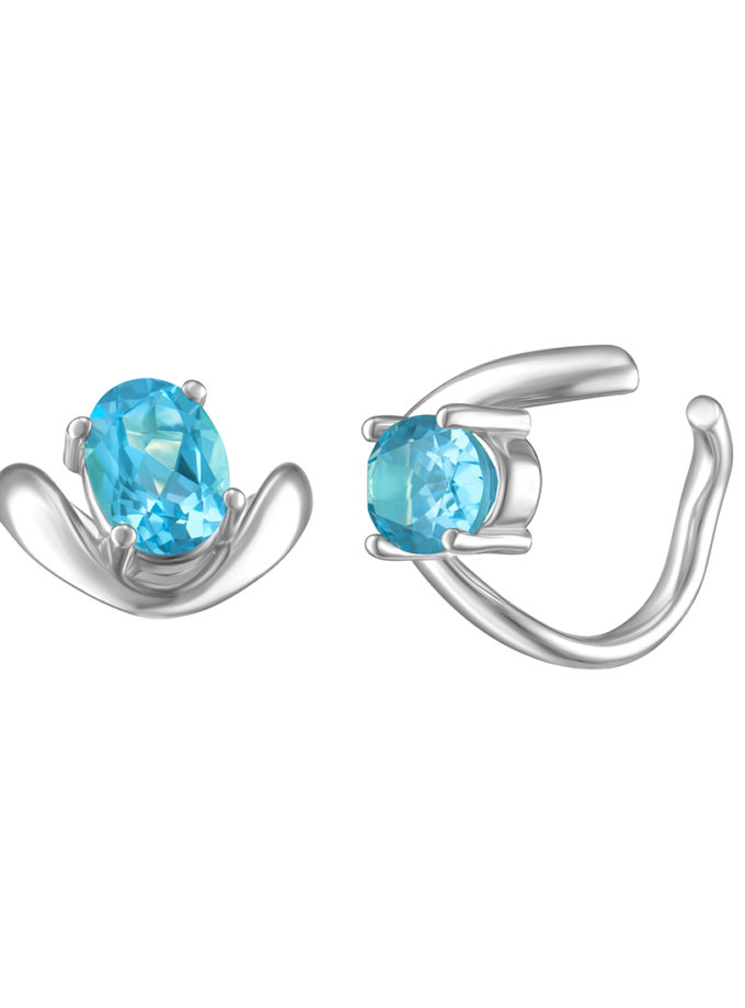 Каф Splash blue RIMMART JEWELRY (RAJ_ERA-069b)