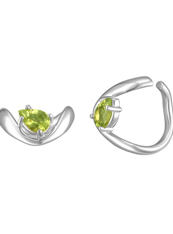 Каф Splash green RIMMART JEWELRY (RAJ_ERA-070g)