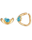 Каф Splash blue RIMMART JEWELRY (RAJ_ERApl-070b)