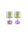 Сережки Splash Green-Violet RIMMART JEWELRY (RAJ_ERA-072)