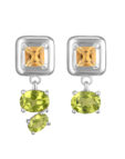 Сережки Splash Yellow-Green RIMMART JEWELRY (RAJ_ERA-076)
