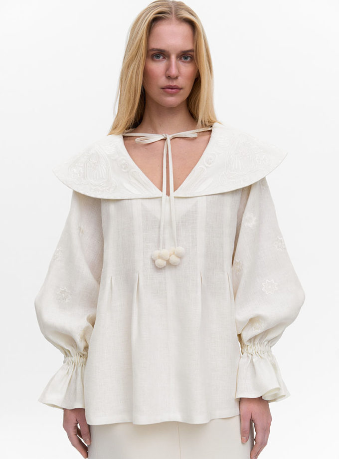 Молочна блуза Легіт ETNODIM (ETN_ilehi-wh)