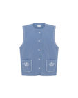 Блакитний жилет Метеличка ETNODIM (ETN_metelychka_bl) - фото 5