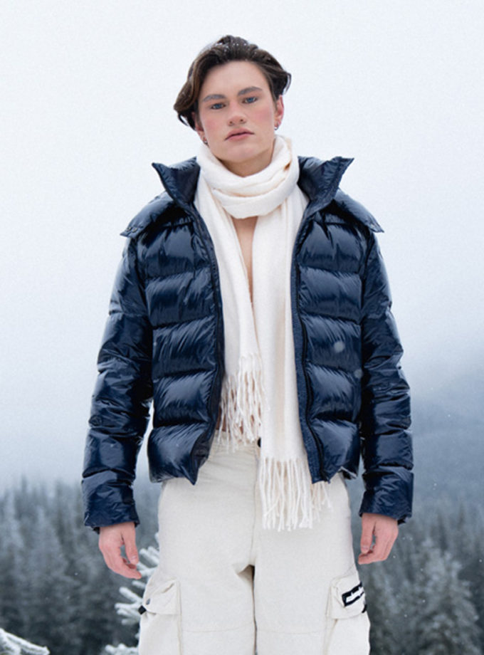 Пухова куртка Бомбер синя MARCHI (MRCH_FW26-man)