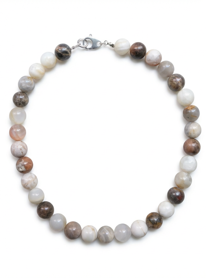 Намисто Grey stone mix ARKULYA (ARK_101)