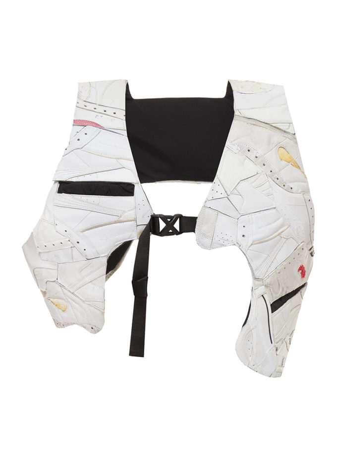 Асиметричний шкіряний жилет PLNGNS (PLNGNS_LTHR-ASMTRC-VST-0053 -1)