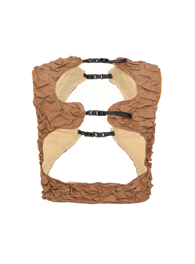 Унісекс нейлоновий жилет PLNGNS (PLNGNS_NYLN-CAPE-BRWN0023)