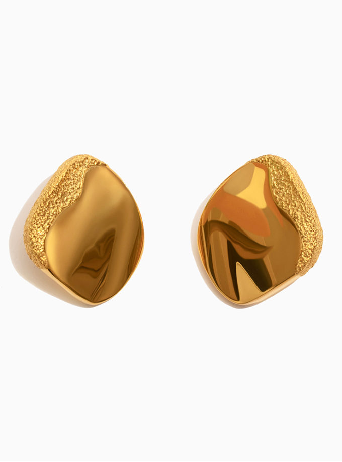 Сережки Flow Shape RIMMART JEWELRY (RAJ_ERApl-080)
