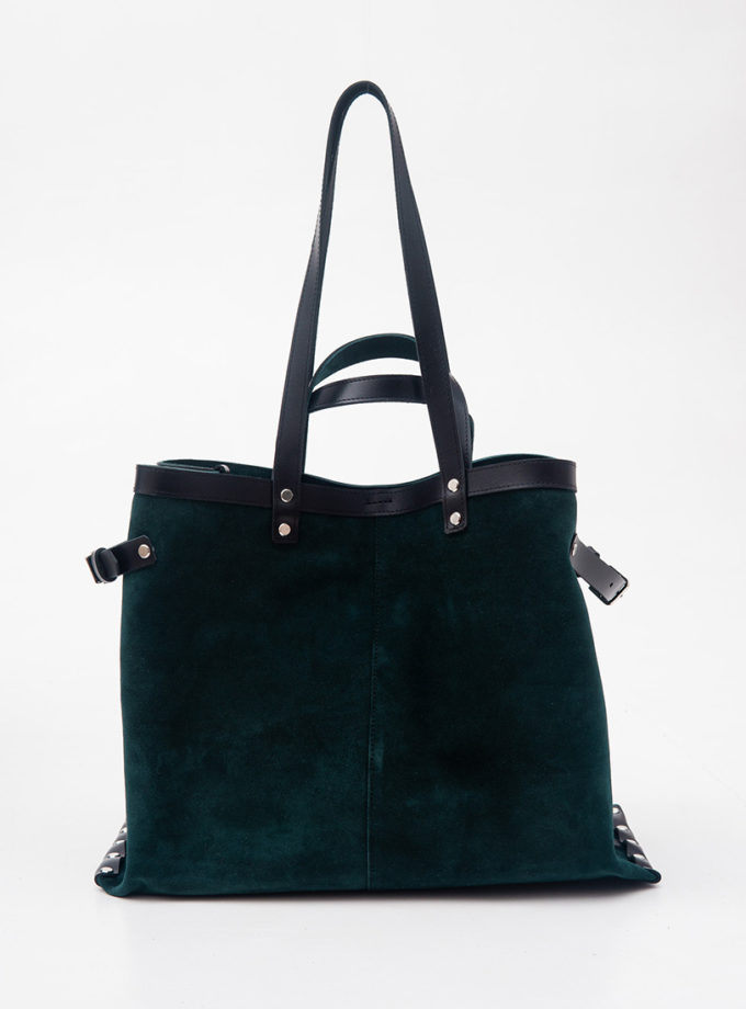 Шоппер зі шкіри і замші VIS (VIS_Shopper_003)