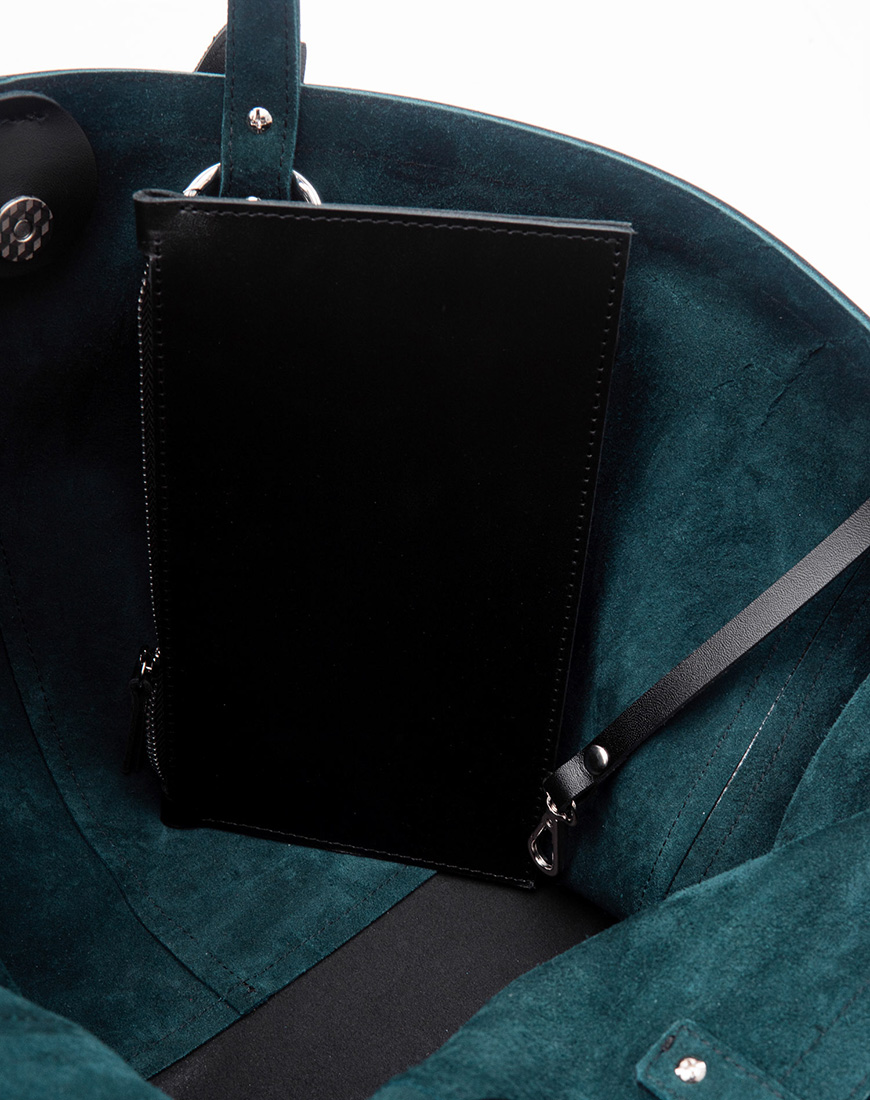 shoper03 (3) Шоппер зі шкіри і замші VIS (VIS_Shopper_003) - фото 4