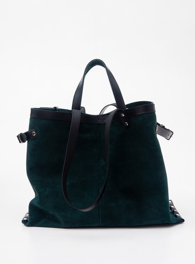 Шоппер зі шкіри і замші VIS (VIS_Shopper_003)