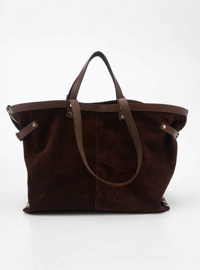 Шоппер зі шкіри і замші VIS (VIS_Shopper_004)