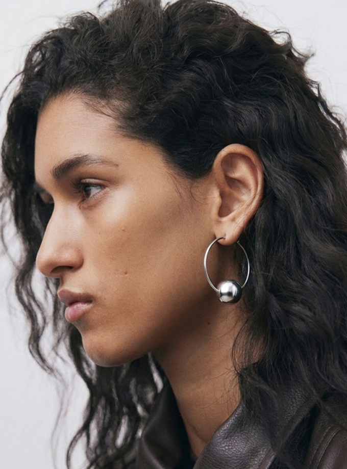 Сережка Silver ball ARKULYA (ARK_105-1)