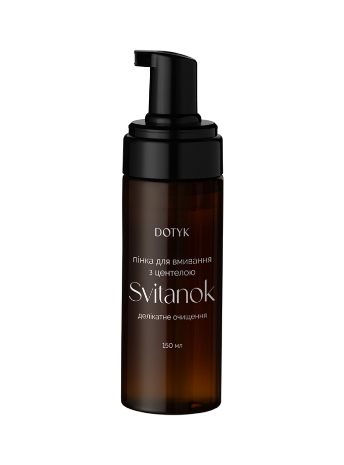 Пінка SVITANOK для делікатного очищення з центеллою DOTYK (DTK_svitanok)