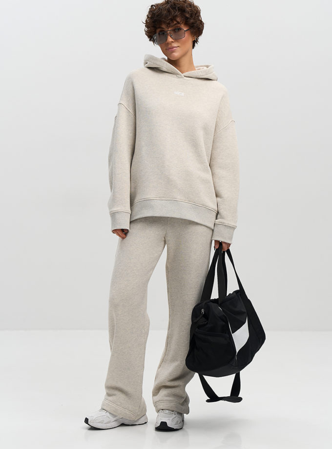 Штани завужені світло-сірий меланж MMSW (MMSW_ШЗЗШ-S26-LML)