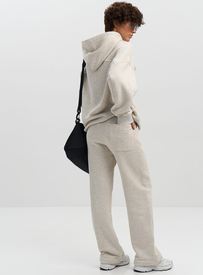 Штани завужені світло-сірий меланж MMSW (MMSW_ШЗЗШ-S26-LML)