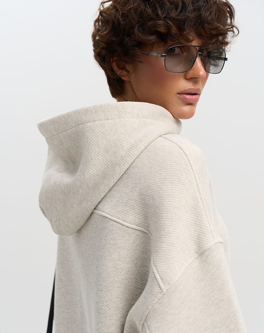 1AK02069 Худі з відстрочкою світло-сірий меланж MMSW (MMSW_ХЗВ-S25-LML) - фото 6